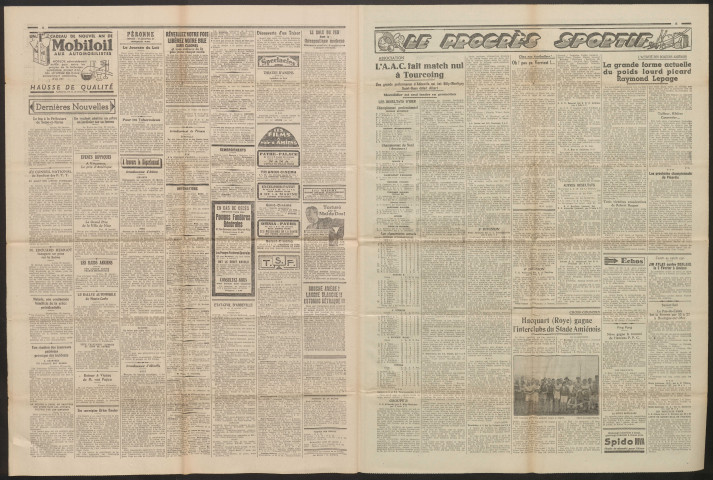 Le Progrès de la Somme, numéro 20224, 21 janvier 1935