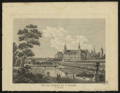 Vue de l'abbaye de Saint-Lucien-les-Beauvais. (Département de l'Oise)