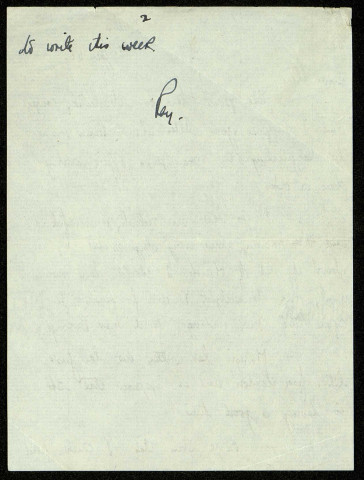 MUTTRA, 11 Jan. 46 : lettre de Raymond Goldwater à son frère Stan