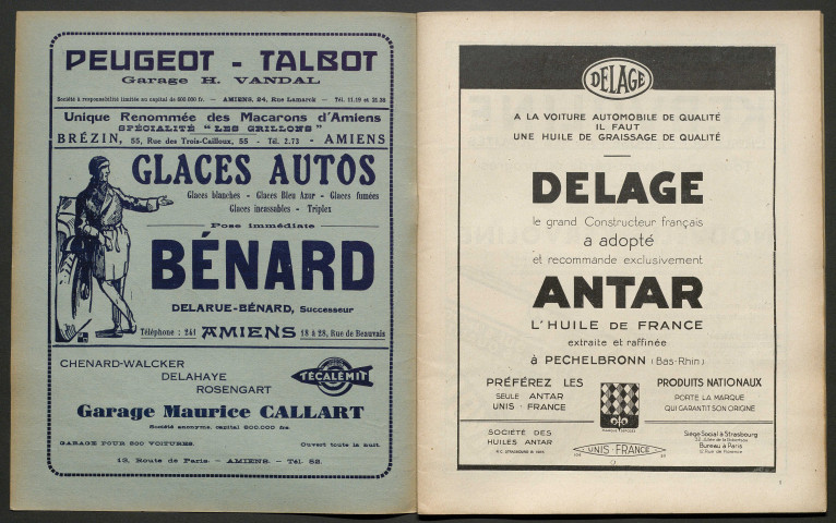 L'Automobile au Pays Picard. Revue mensuelle de l'Automobile-Club de Picardie et de l'Aisne, 239, août 1931