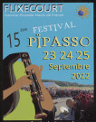 Affiche du 15e festival "Pipasso" à Flixecourt