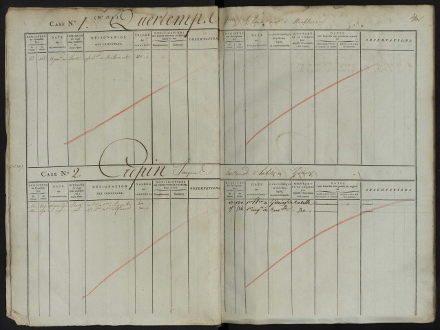Répertoire des formalités hypothécaires, du 15 germinal an X au 24 floréal an X, registre n° 032 (Abbeville)