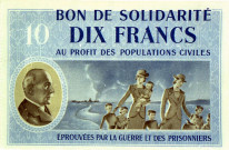 Bon de solidarité - Dix francs