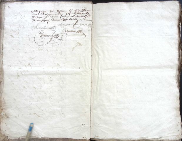 Etude de Me René Chevalier à Amiens (étude n°5). Minutes de l'année 1671