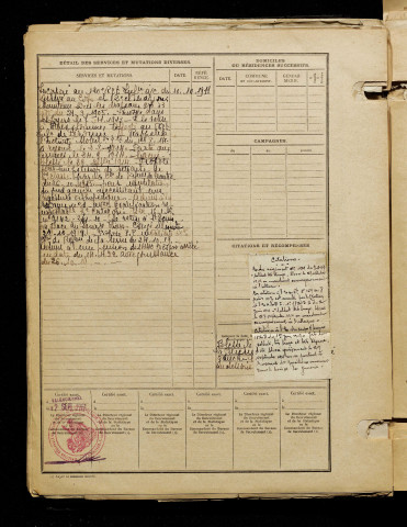 Trannoy, Gustave Fernand, né le 23 septembre 1890 à Ytres (Pas-de-Calais), classe 1910, matricule n° 1063, Bureau de recrutement de Péronne
