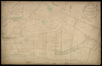 Plan du cadastre napoléonien - Bacouel-sur-Selle (Bacouel) : Queue de Vache (La), B