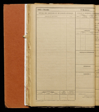 Desseaux, Louis, né le 05 avril 1897 à Quend (Somme), classe 1917, matricule n° 554, Bureau de recrutement d'Abbeville