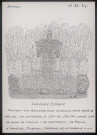 Chaussoy-Epagny : monument sur sépulture dans un enclos privé fermé de grilles - (Reproduction interdite sans autorisation - © Claude Piette)