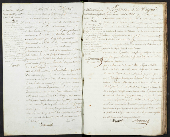 Maison de correction des Carmélites à Abbeville. Registre d'écrou : sans numéro d'écrou. 18 avril 1816 - 17 mai 1817