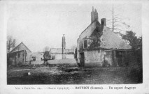Guerre 1914 1915. Rouvroy (Somme). Un aspect du pays