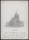 Cauffry (Oise) : église, vue façade ouest - (Reproduction interdite sans autorisation - © Claude Piette)
