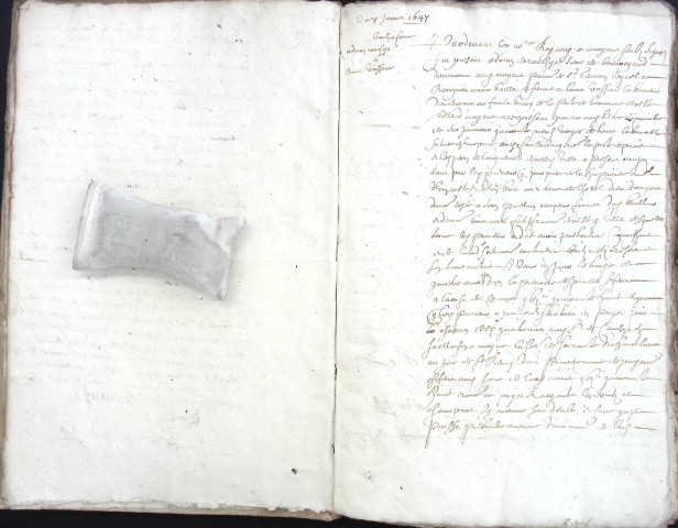 Etude de Me Antoine Perdu à Amiens (étude n°26). Minutes de l'année 1647