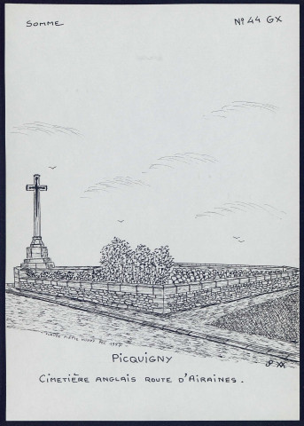 Picquigny : cimetière anglais - (Reproduction interdite sans autorisation - © Claude Piette)