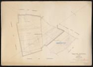 Plan du cadastre rénové - Ponches-Estruval : section E