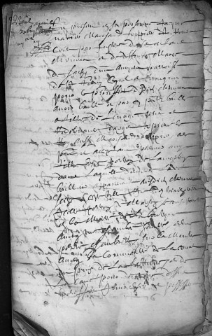 Etude de Me Anselme Pezé à Amiens (étude n°14). Minutes de l'année 1658