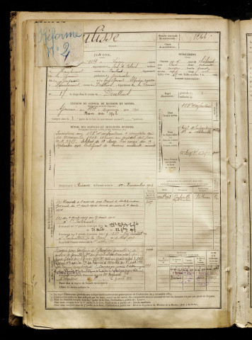 Soulisse, Gustave, né le 17 septembre 1879 à Liévin (Pas-de-Calais), classe 1899, matricule n° 1266, Bureau de recrutement d'Abbeville