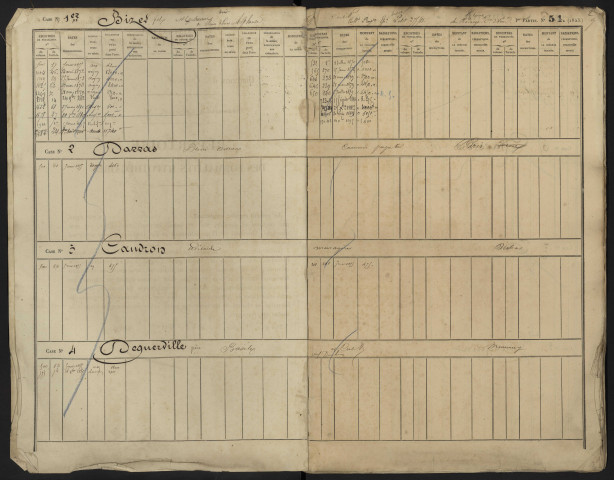 Répertoire des formalités hypothécaires, du 9/03/1855 au 4/09/1855, registre n° 202 (Abbeville)