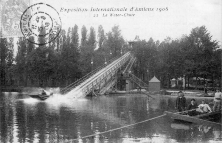 Exposition Internationale d'Amiens 1906 - La water-chute