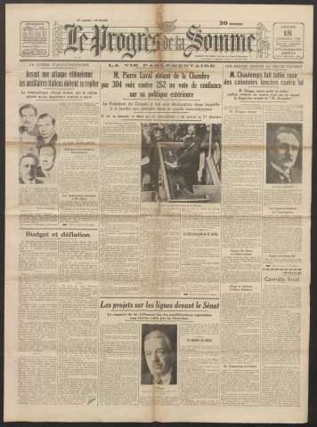 Le Progrès de la Somme, numéro 20552, 18 décembre 1935
