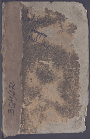 Table des successions et absences du bureau de Hallencourt