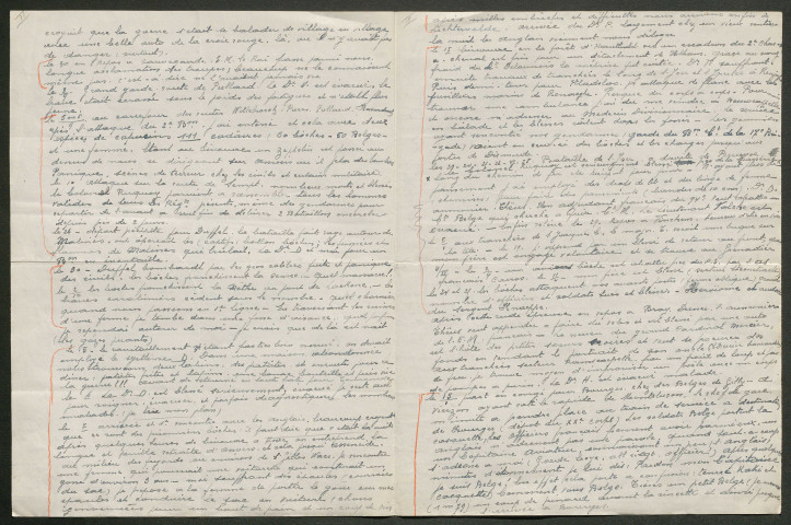 Témoignage de Delcourt, Georges et correspondance avec Jacques Péricard