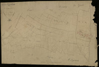 Plan du cadastre napoléonien - Quivieres : Guizancourt, C