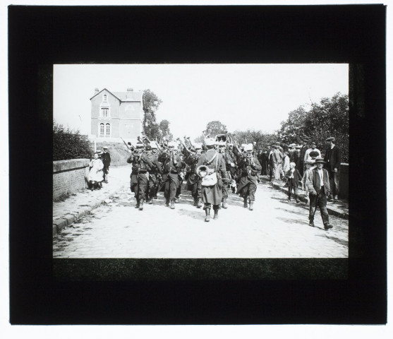 Manoeuvres de septembre 1902 - 8e bataillon de chasseurs à Poix