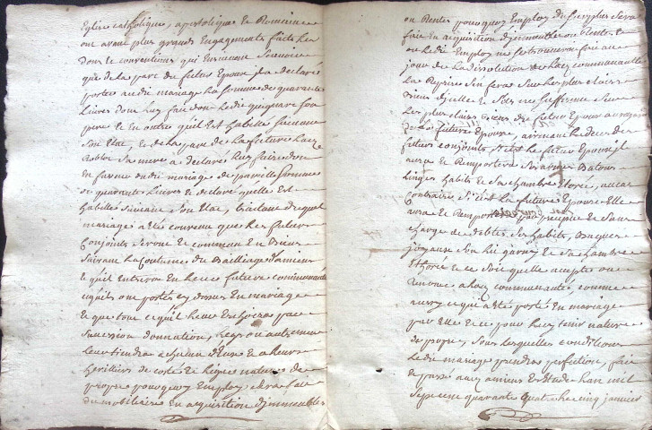 Etude de Me Firmin Magnier à Amiens (étude n°4). Minutes de l'année 1744