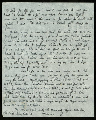 Lt R. Goldwater RA, RA Mess MUTTRA, India Command, 17 Dec. 45 : lettre de Raymond Goldwater à son frère Stan