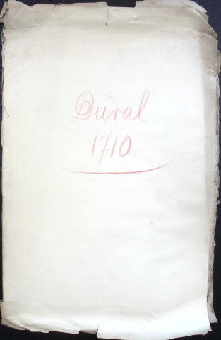 Etude de Me Jean Duval à Amiens (étude n°8). Minutes de l'année 1710