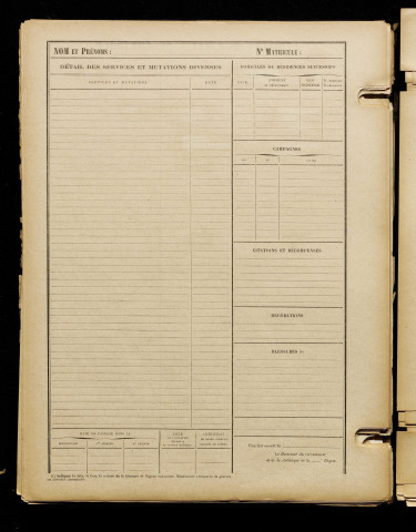 Crigny, Daniel Fulgence Marie, né le 10 septembre 1898 à Bonnay (Somme), classe 1918, matricule n° 185, Bureau de recrutement d'Amiens