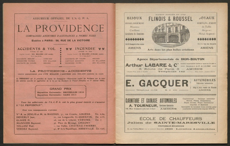 L'Automobile au Pays Picard. Revue mensuelle de l'Automobile-Club de Picardie et de l'Aisne, 220, janvier 1930