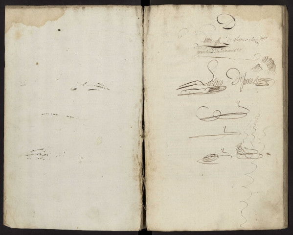 Contrôle des actes du bureau d'Andainville pour la période du 1er janvier 1739 au 30 octobre 1940