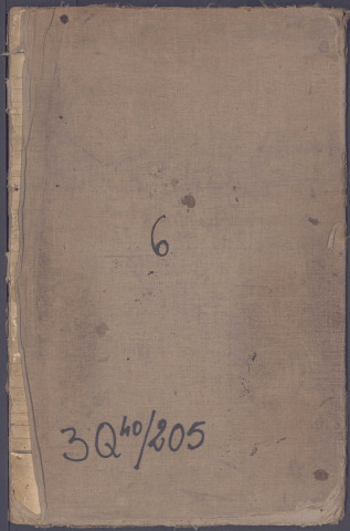 Table des successions et absences du bureau de Nouvion