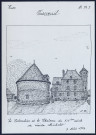 Vascoeuil (Eure) : le colombier et le château du XIVe où résida Michelet - (Reproduction interdite sans autorisation - © Claude Piette)