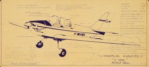 Avion R. Gaucher "G - Mini" - Potez 105 cv