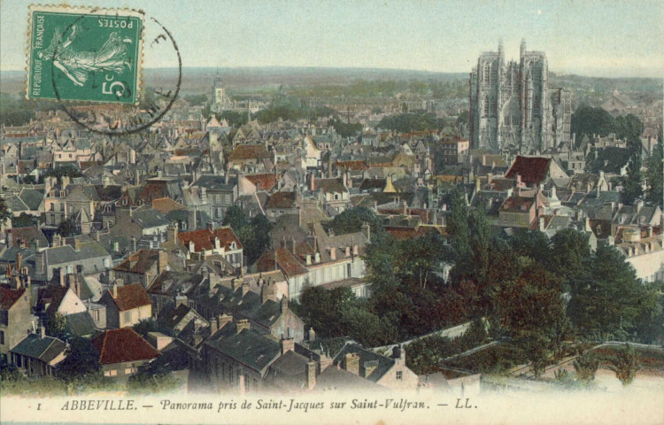 Panorama pris de Saint-Jacques sur Saint-Wulfran