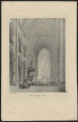 Intérieur de la cathédrale de Noyon. (Picardie)