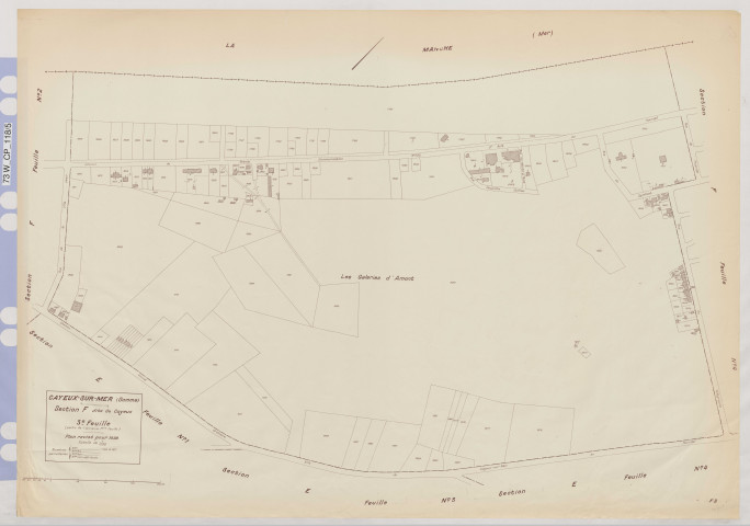 (plan non référéncé ligne créée par Archimaine)