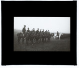 Départ du 8e bataillon de chasseurs à pied l'état major route de Villers-Bretonneux - septembre 1913