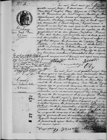 Saint-Sulpice : naissances, mariages, décès (1893-1896)