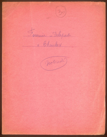 Chaulnes. Demande d'indemnisation des dommages de guerre : dossier Fournier-Delaporte