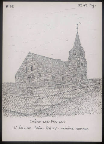 Chéry-les-Pouilly (Aisne) : église Saint-Rémy - (Reproduction interdite sans autorisation - © Claude Piette)