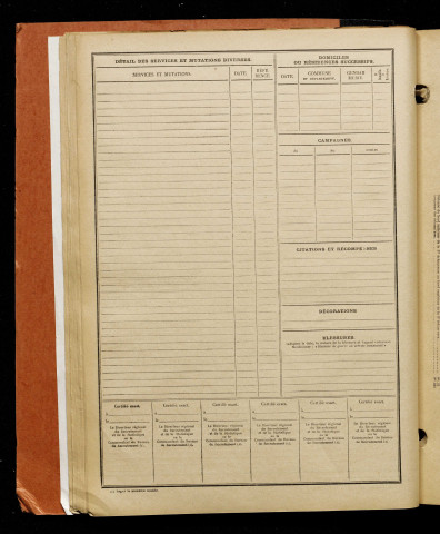 Bailly, Michel Louis, né le 22 octobre 1893 à Beauquesne (Somme), classe 1913, matricule n° 799, Bureau de recrutement d'Abbeville