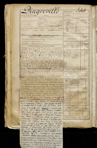 Dingreville, Jules Désiré, né le 17 novembre 1892 à Vron (Somme), classe 1912, matricule n° 544, Bureau de recrutement d'Abbeville
