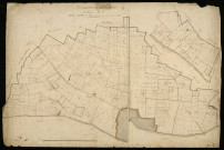 Plan du cadastre napoléonien - Estrees-Deniecourt (Estrées) : B, C1 et C2