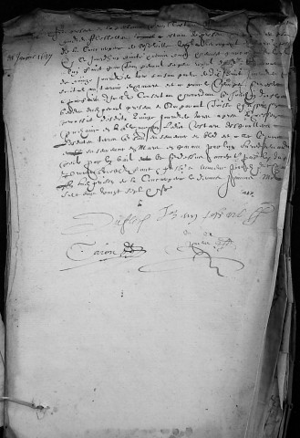 Etude de Me Antoine Limeux à Amiens (étude n°11). Minutes de l'année 1627