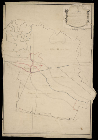 Plan du cadastre napoléonien - Buigny-L'abbe (Buigny l'Abbé) : tableau d'assemblage