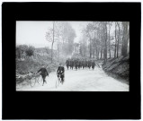 72e de ligne, marches d'épreuve route de Daours - mai 1902