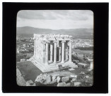 Grèce, Acropole d'Athènes, Temple de la Victoire Aptère